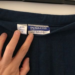 Vintage Pendleton pleated skirt